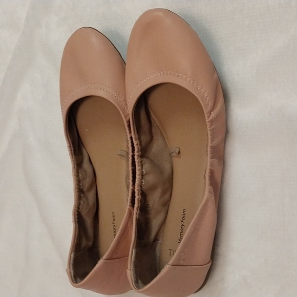 Time and Tru Shoes Blush Colored Faux Leather Ballet Flats Poshmark